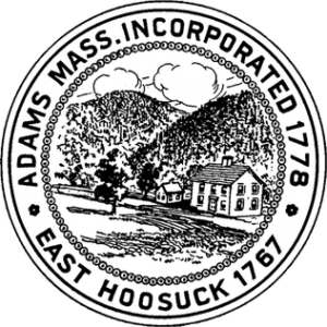 Adams, Massachusetts Town Seal width=