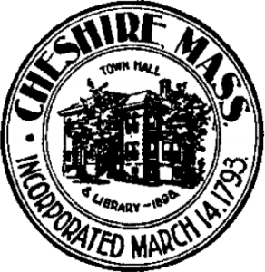 Cheshire, Massachusetts Town Seal width=