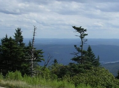 Hill view in Lanesborough, Massachusetts