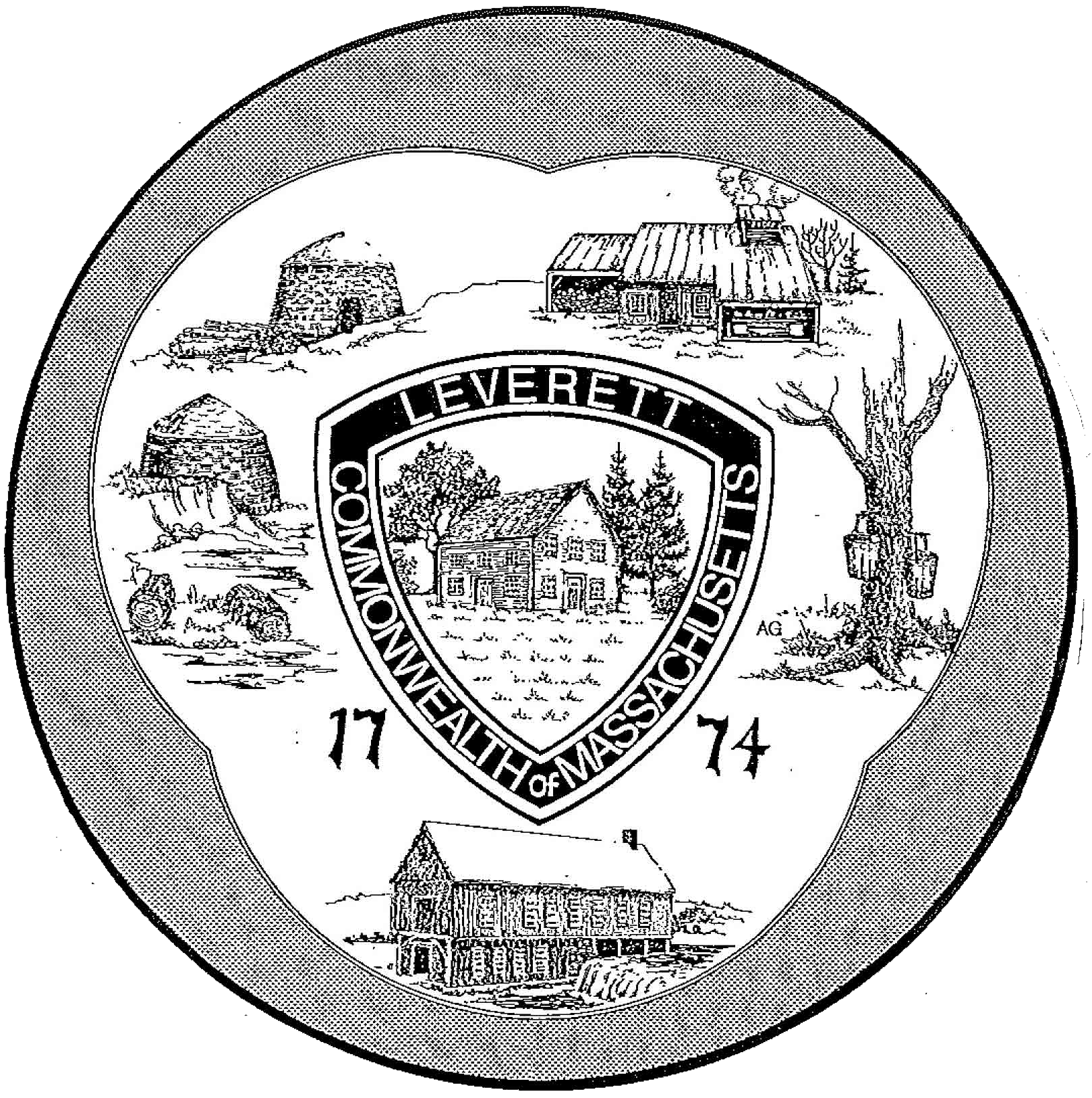 Leverett, Massachusetts Town Seal