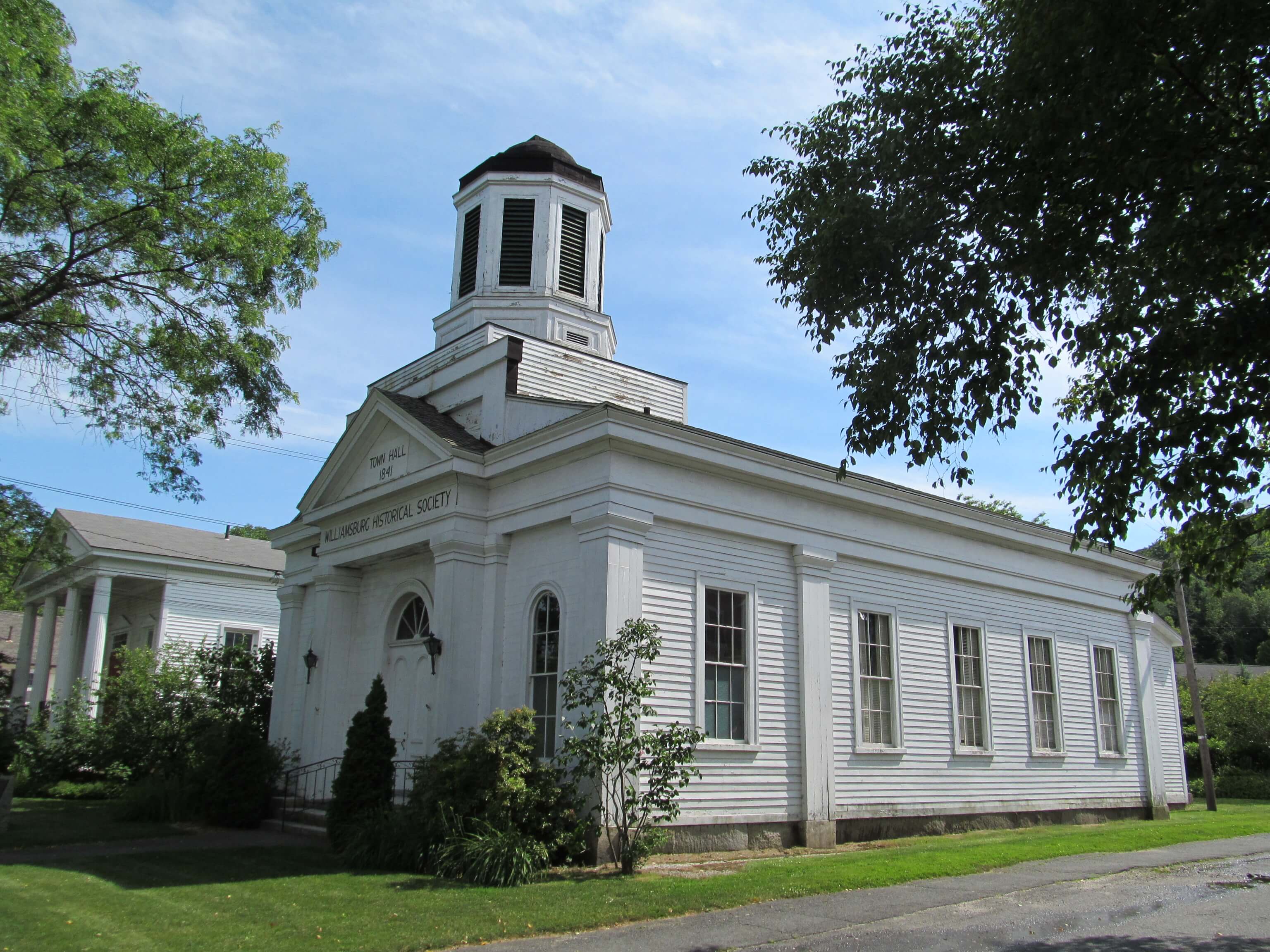 Old Town Hall in Williamsburg, Massachusetts
