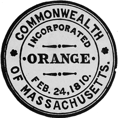 Orange, Massachusetts Town Seal
