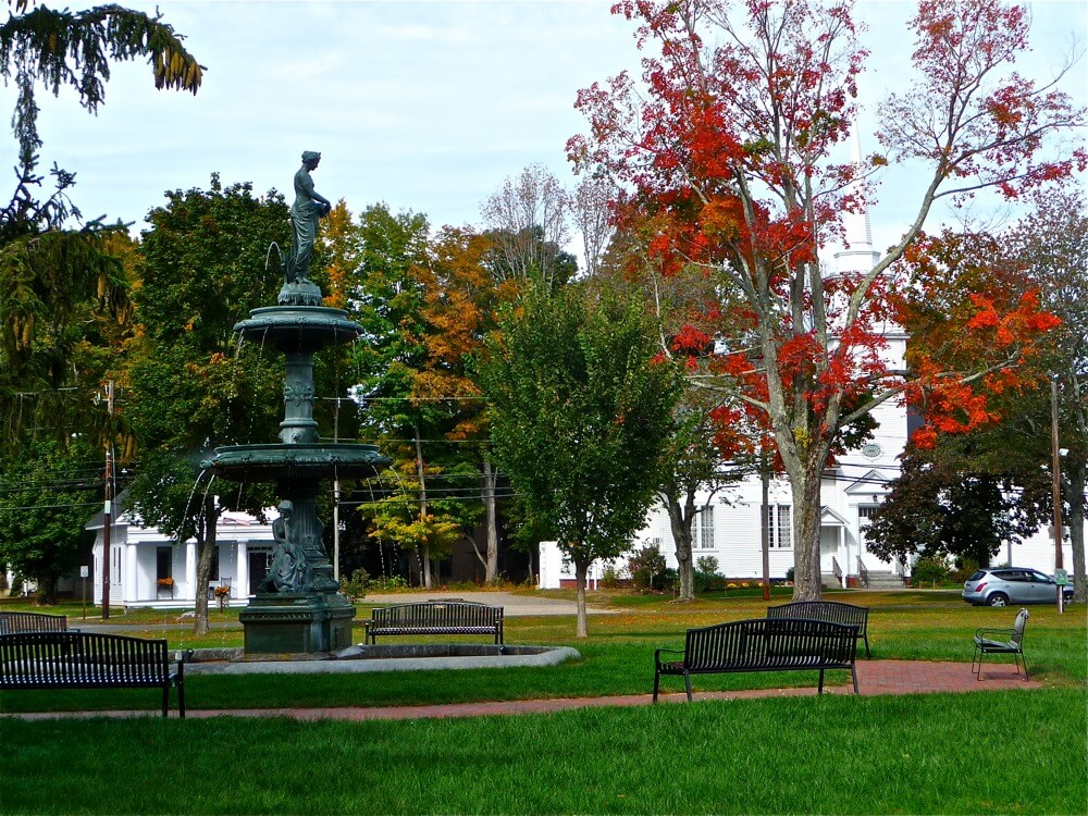 Commons in West Brookfield, Massachusetts